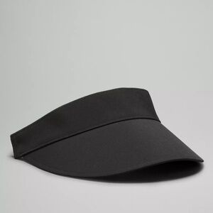 Lululemon black sports tennis running sun outdoor adjustable visor